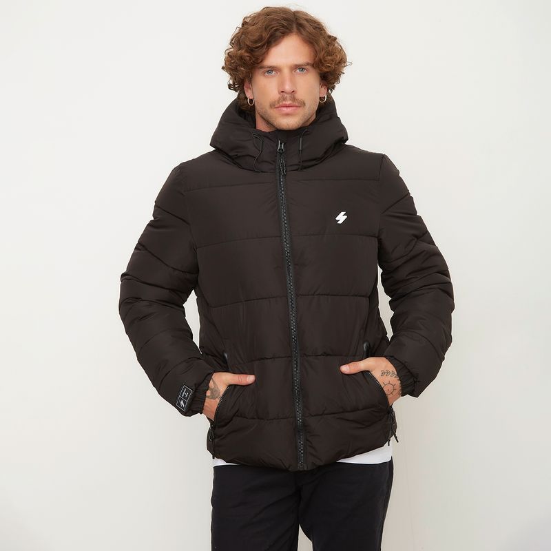 SUPERDRY - Parka Acolchada Recto Hombre Superdry