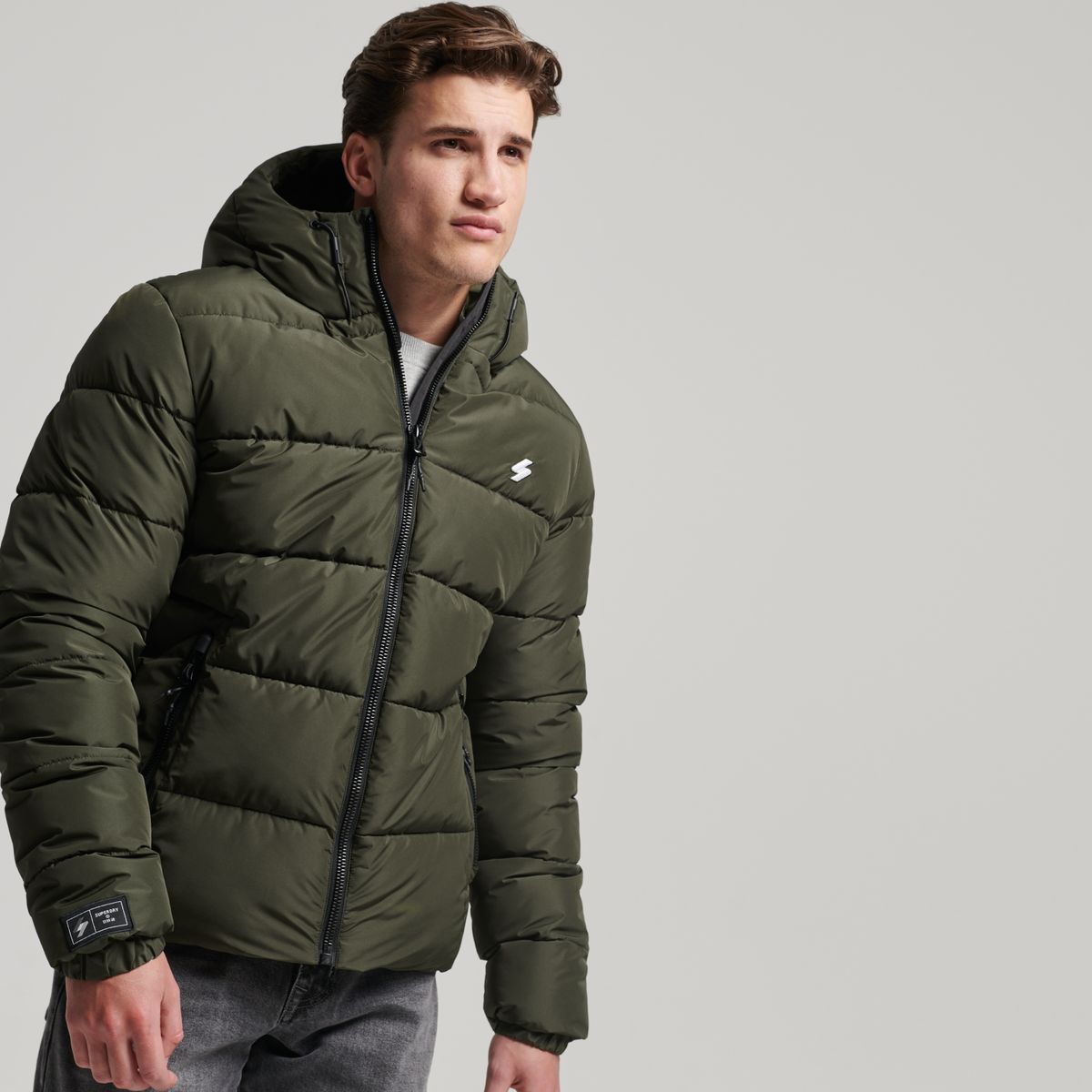 SUPERDRY - Parka Acolchada Recto Hombre Superdry