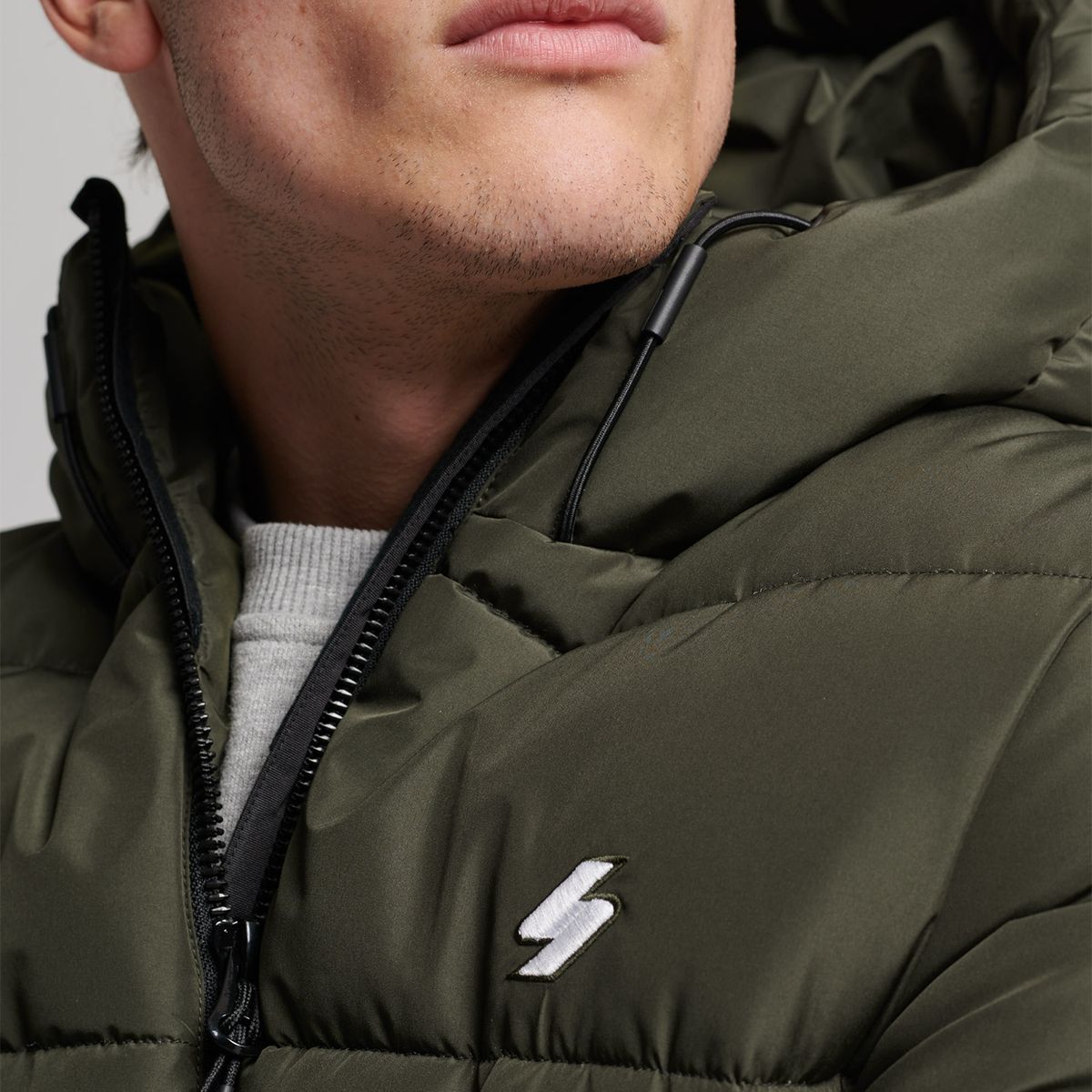 SUPERDRY - Parka Acolchada Recto Hombre Superdry
