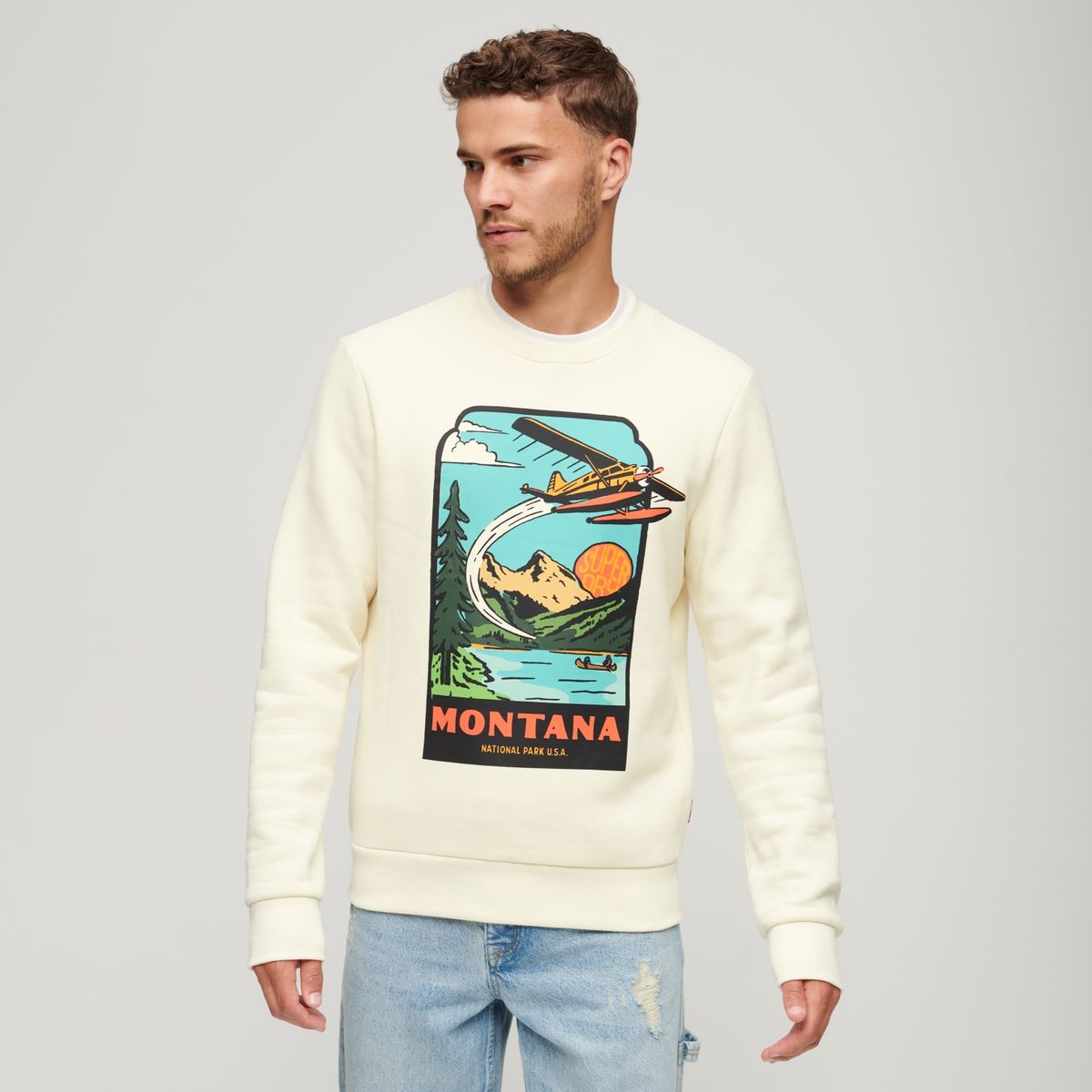 SUPERDRY - Polerón Hombre Superdry