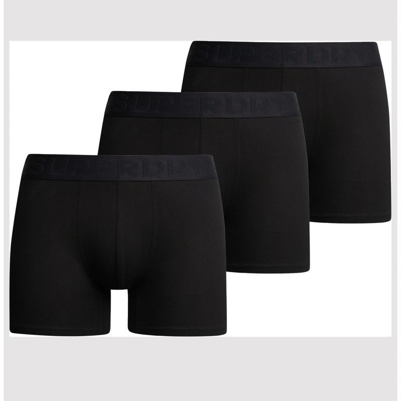 SUPERDRY - Tripack Boxers Algodón Hombre Superdry