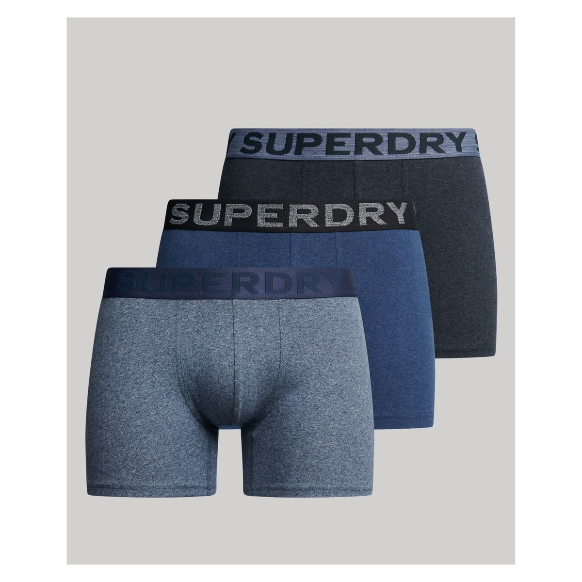 SUPERDRY - Tripack Boxers Algodón Hombre Superdry