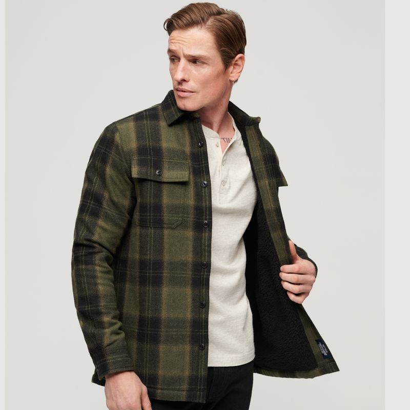 SUPERDRY - Sobrecamisa Leñadora Oversize Hombre Superdry
