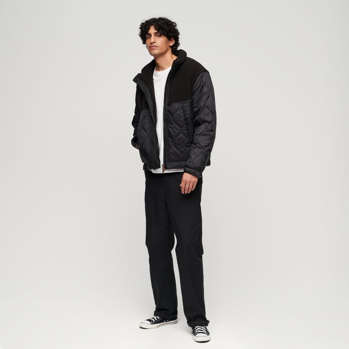 SUPERDRY - Polar Sherpa Quilted Hombre Superdry