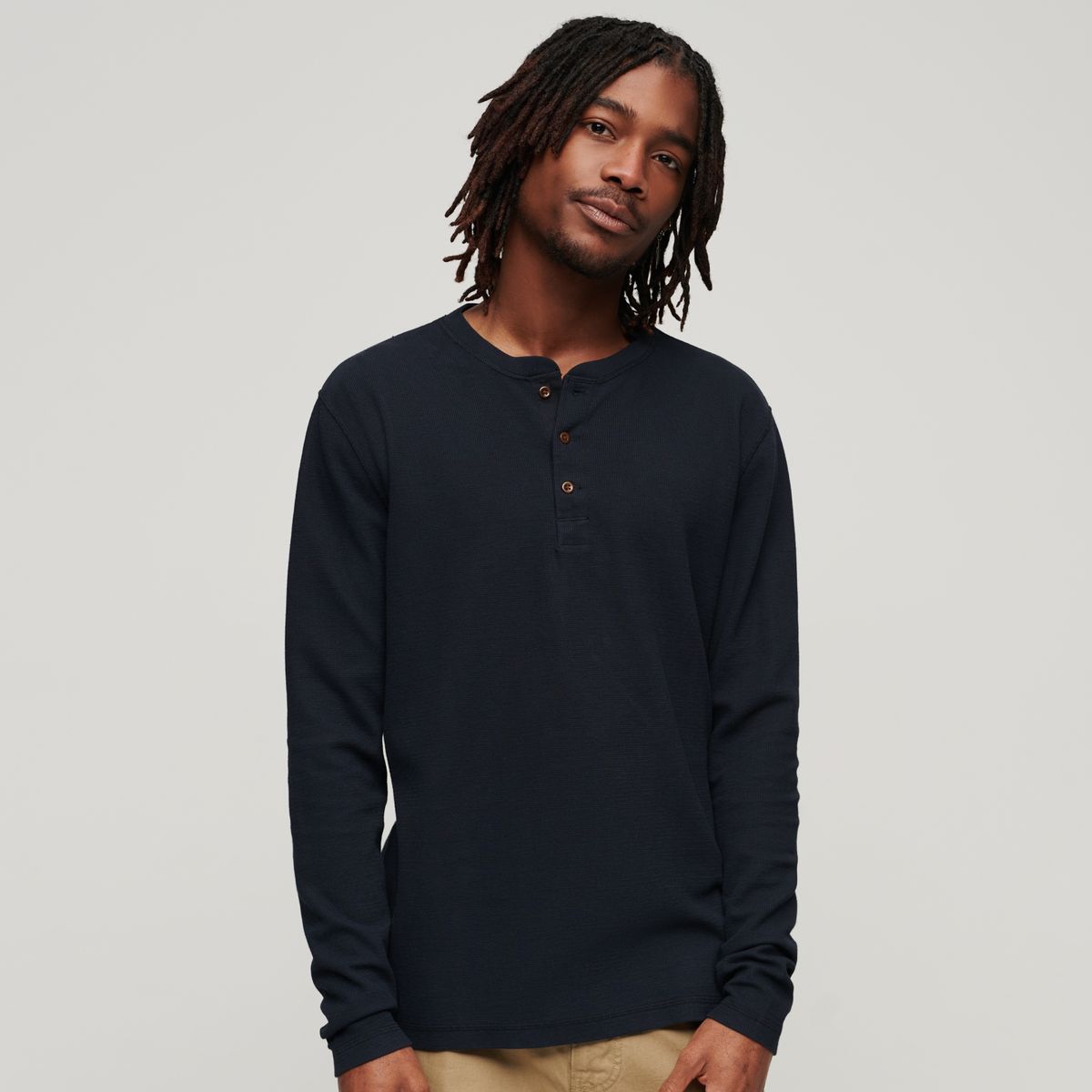 SUPERDRY - Sweater Liso Recto Hombre Superdry