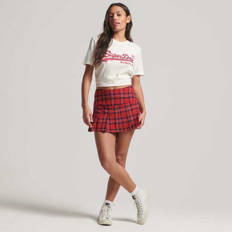 SUPERDRY - Polera Manga Corta Algodón Mujer Superdry