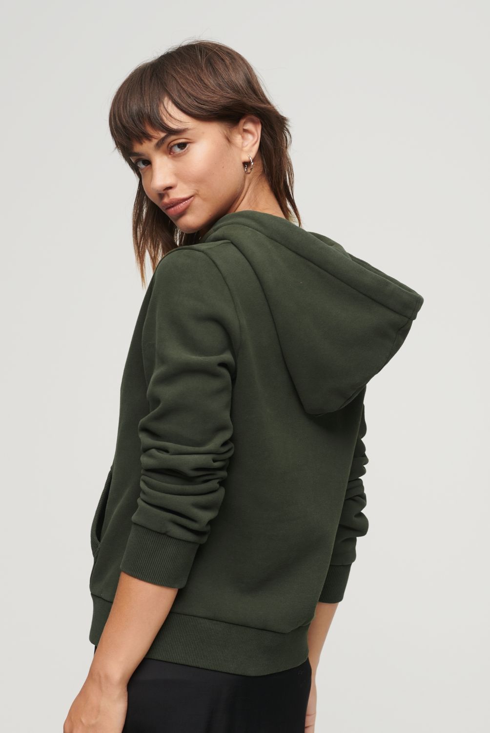 SUPERDRY - Polerón con Capucha Algodón Mujer Superdry