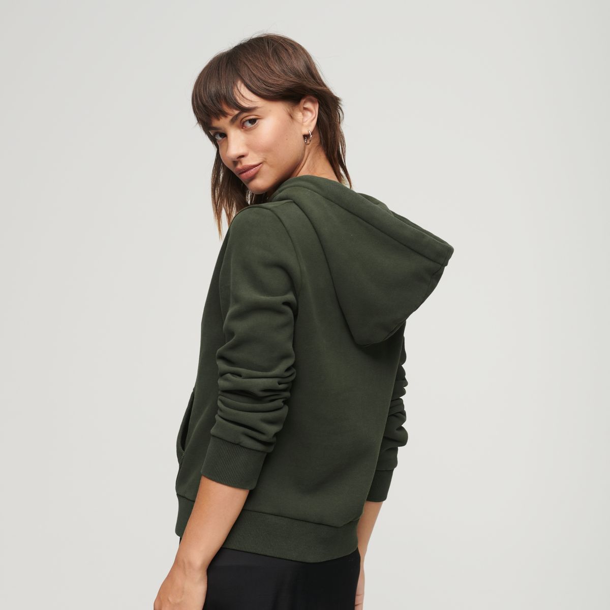 SUPERDRY - Polerón con Capucha Algodón Mujer Superdry