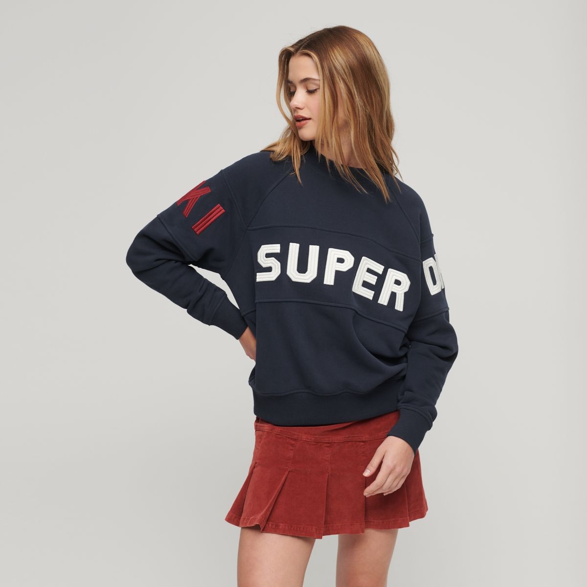 SUPERDRY - Polerón Algodón Mujer Superdry