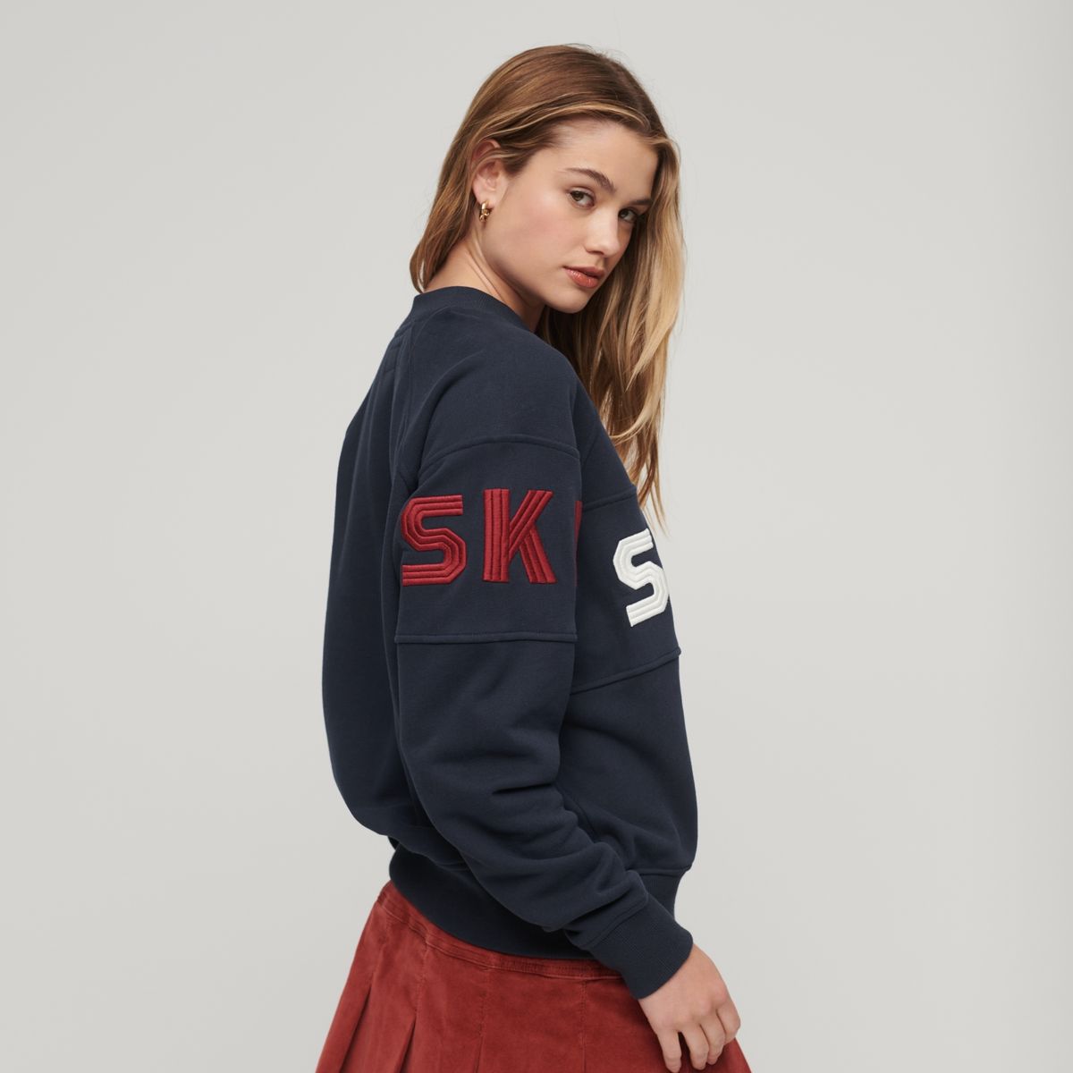 SUPERDRY - Polerón Algodón Mujer Superdry