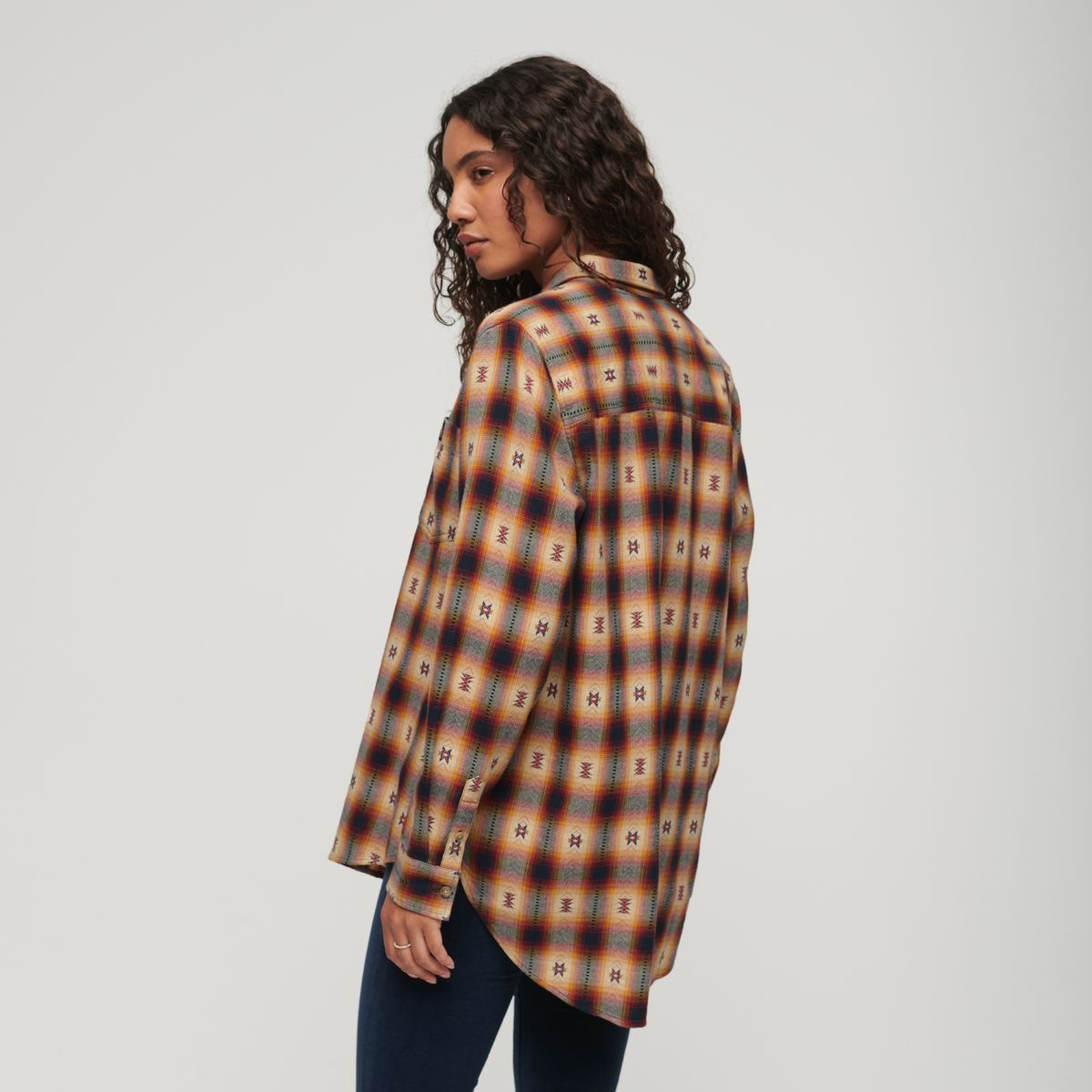 SUPERDRY - Chaqueta Oversized Algodón Mujer Superdry