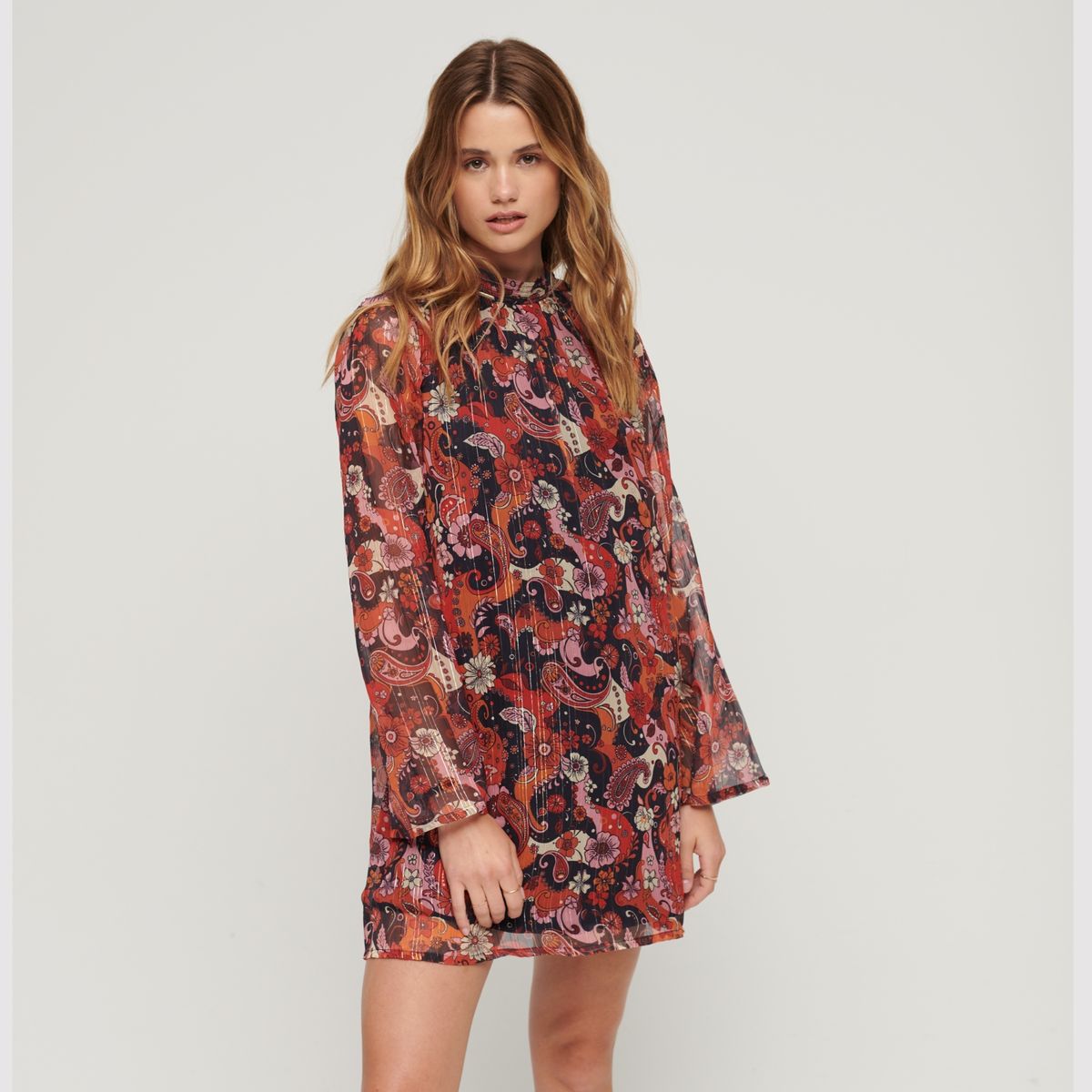 SUPERDRY - Vestido Mini Flare Mujer Superdry