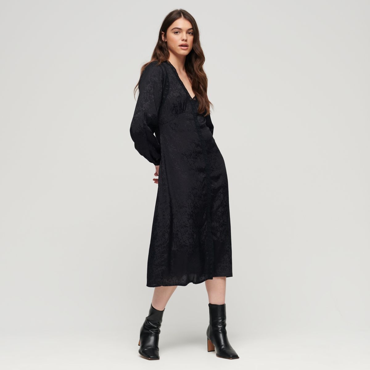 SUPERDRY - Vestido Midi Mujer Superdry