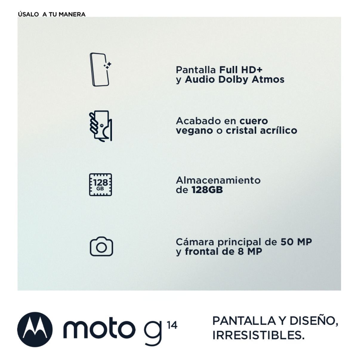 MOTOROLA - Celular Motorola G14 128GB