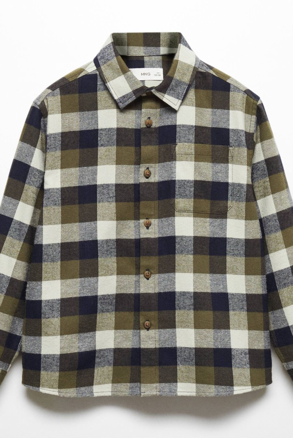 MANGO KIDS - Camisa Regular Fit Cuadros Niño Mango Kids