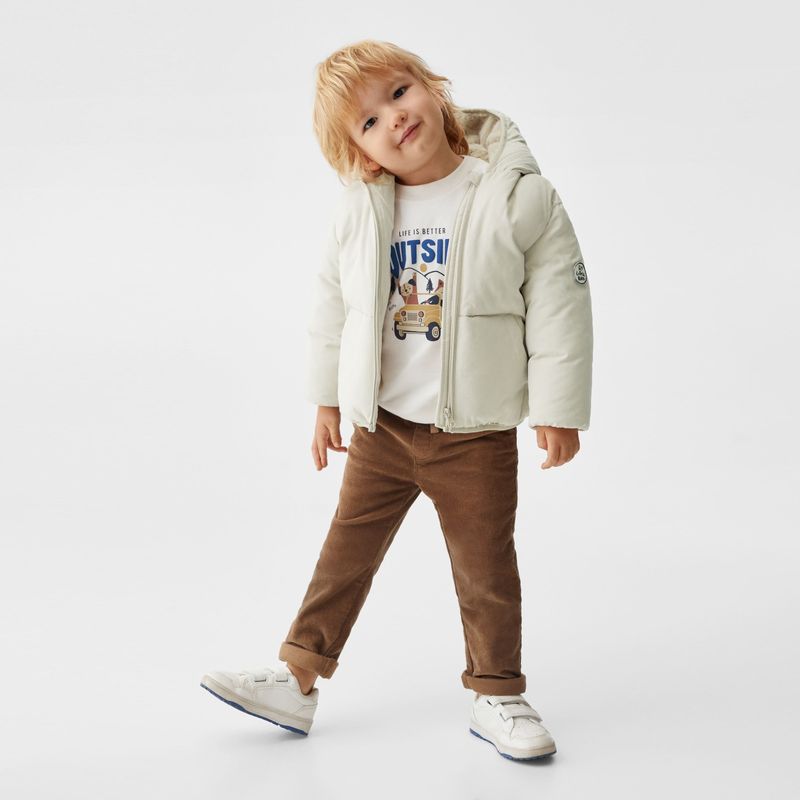 MANGO KIDS - Parka Acolchado Algodón Bebé Niño Mango Kids