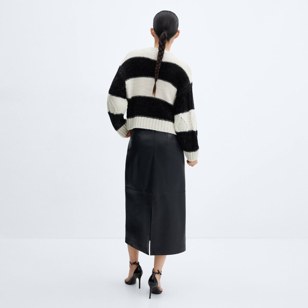 MANGO - Sweater Rayas Lúrex Mujer Mango