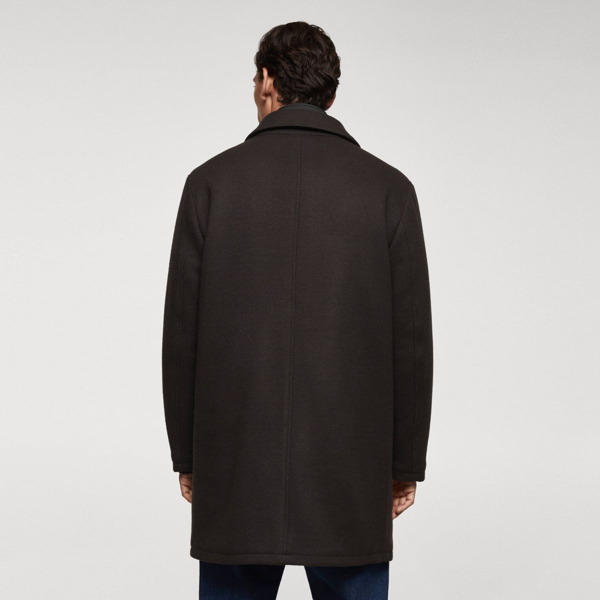 MANGO MAN - Abrigo Lana Termorregulador Hombre Mango Man