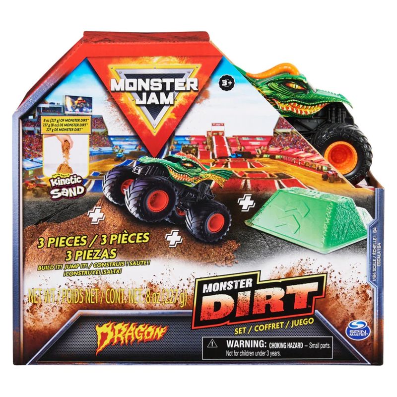 MONSTER JAM - Set Veh Kinetic Sand Monster Jam