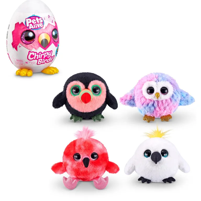 Peluche Pajaro Loco En Huevo