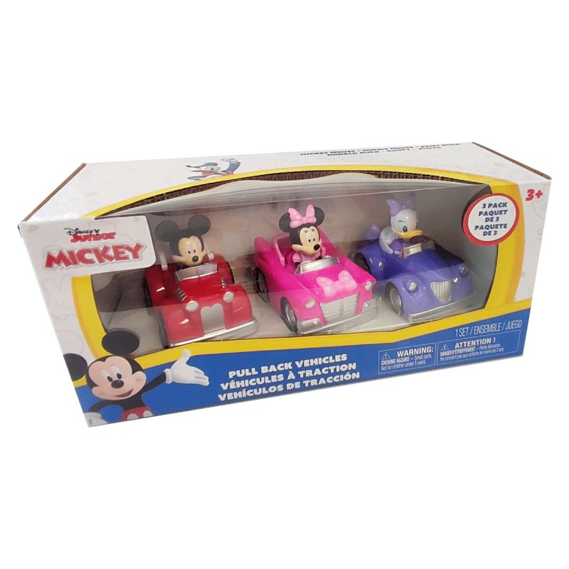 INFANTOYS - Set Autos Personajes Mickey Y Amigos 3 Pzas Infantoys