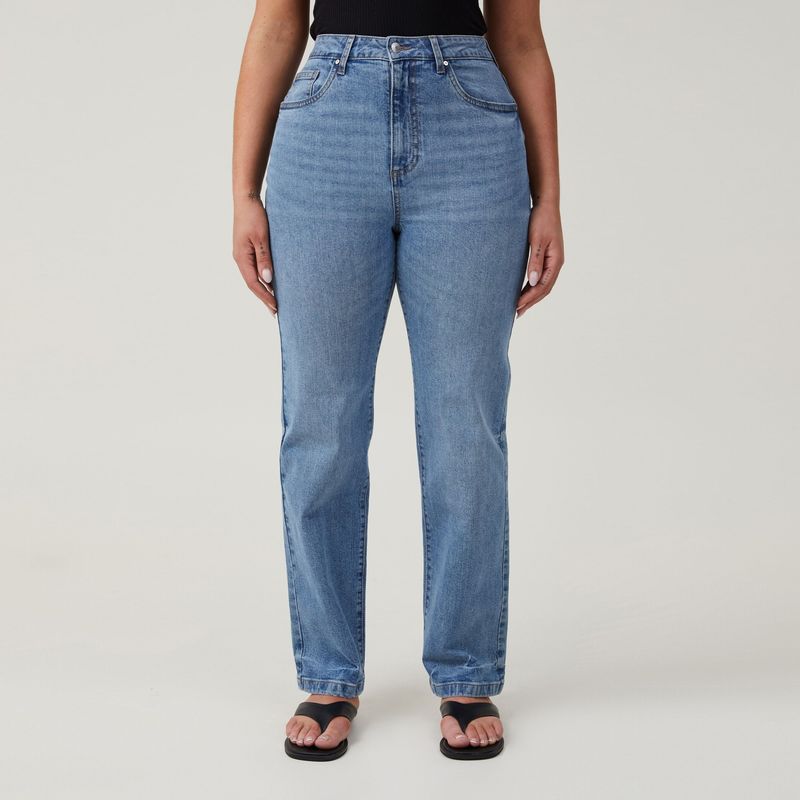 COTTON ON - Jeans Curvy Recto Mujer Cotton On