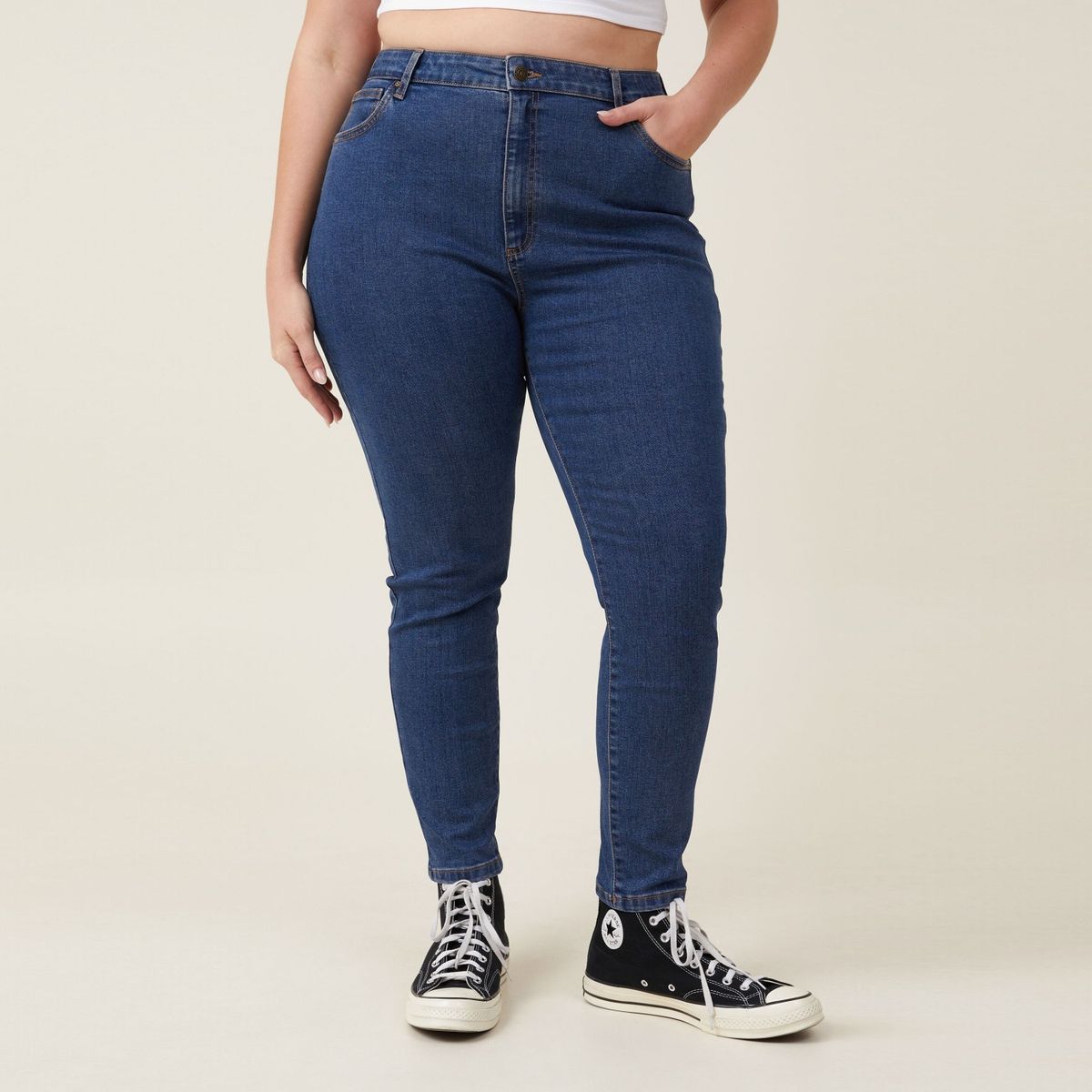COTTON ON - Jeans Curvy Stretch Mujer Cotton On