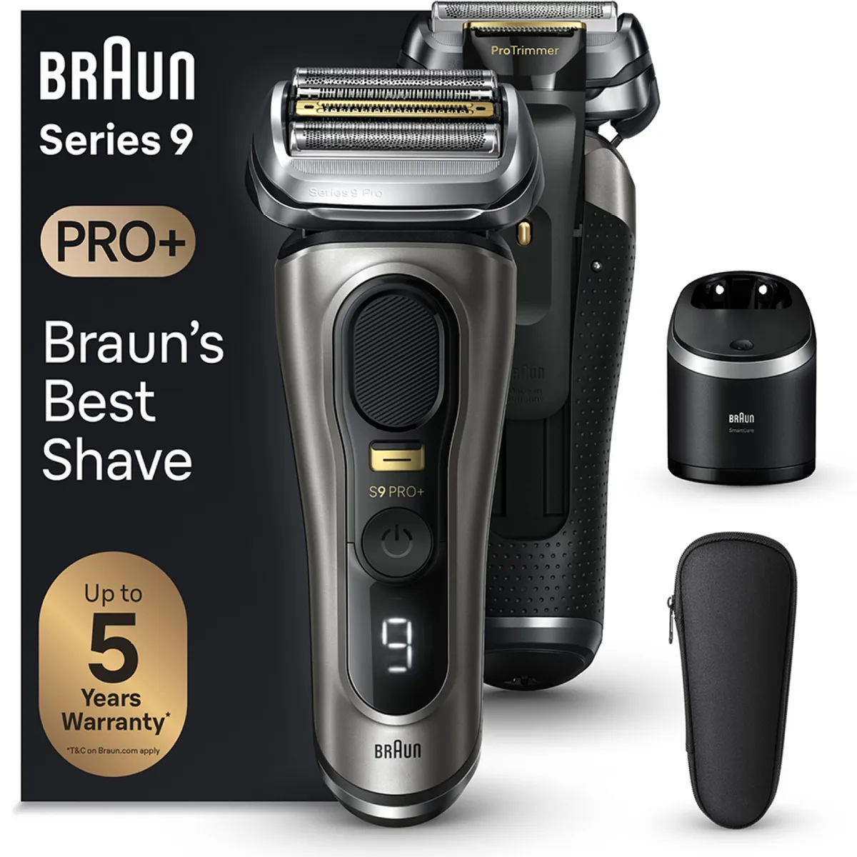 BRAUN - Afeitadora Eléctrica Serie 9 BRAUN 9565cc Grey