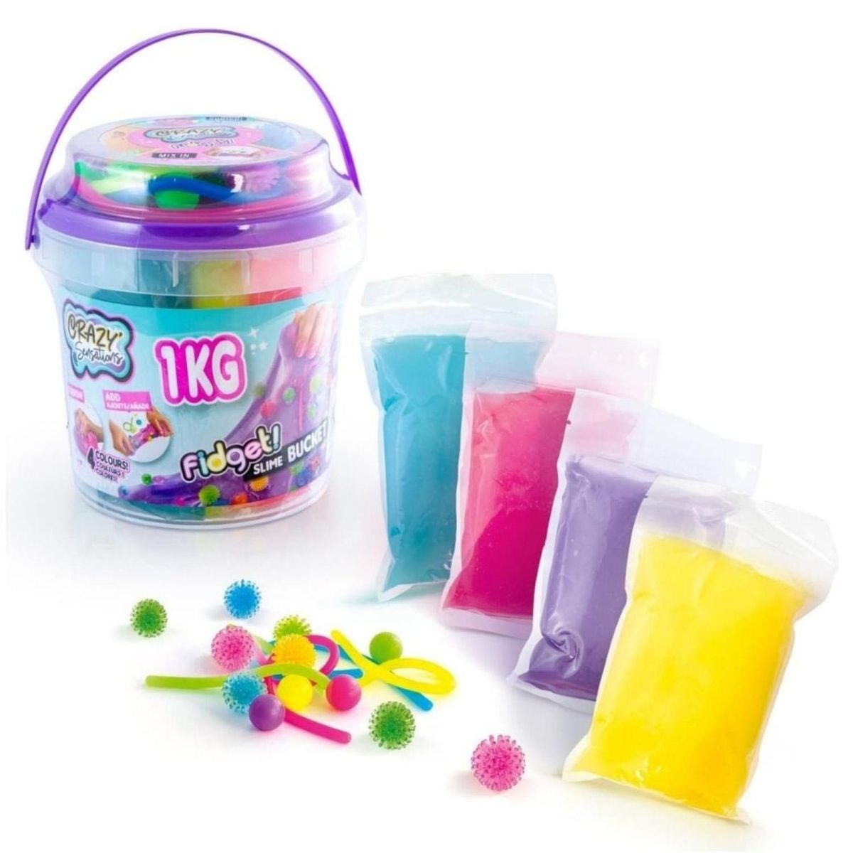CANAL TOYS - 1Kg de Slime Con Distintas Increíbles Texturas para Jugar Canal Toys