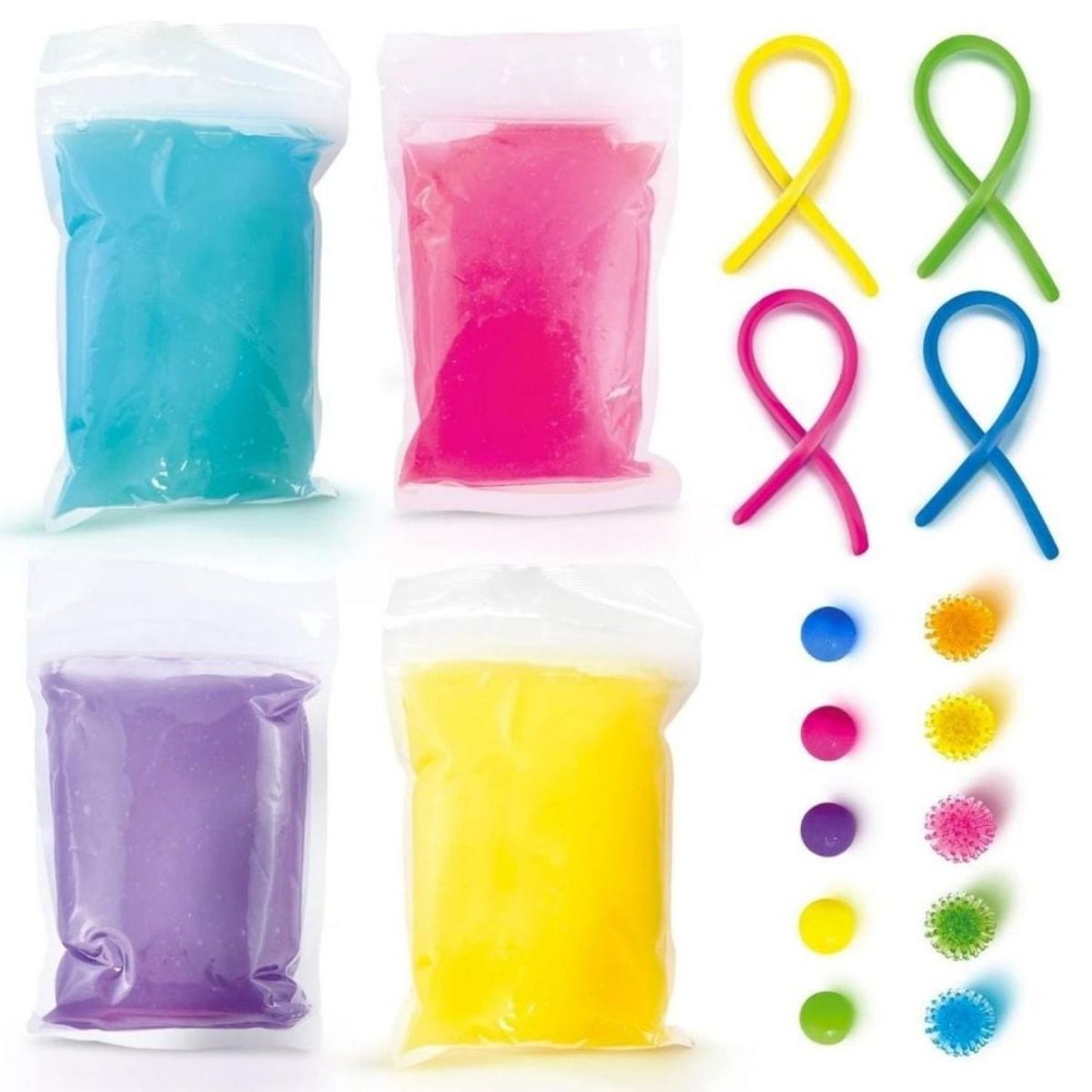 CANAL TOYS - 1Kg de Slime Con Distintas Increíbles Texturas para Jugar Canal Toys