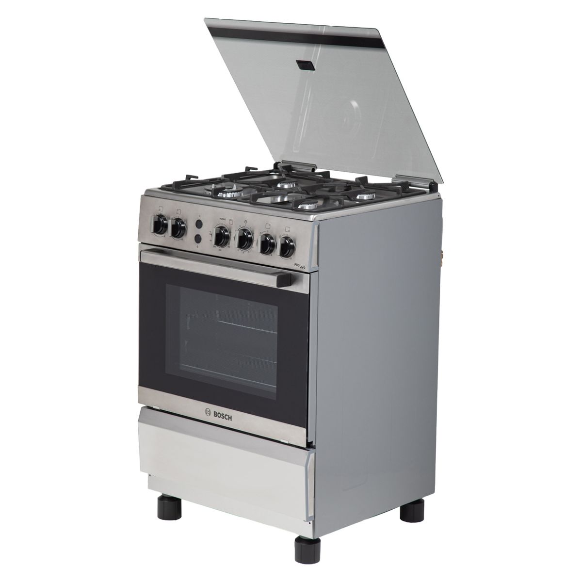 BOSCH - Cocina 4 Quemadores Horno De 55 Lt Con Grill Gas Licuado Hsg45I22Se Bosch