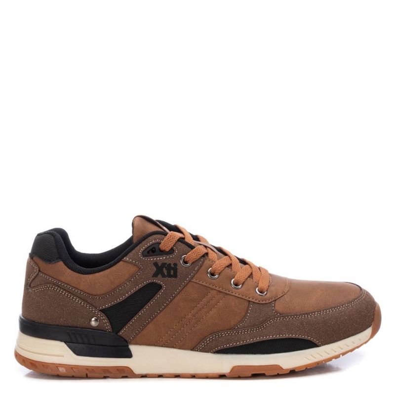 XTI - Zapatilla Urbana Hombre Café Xti