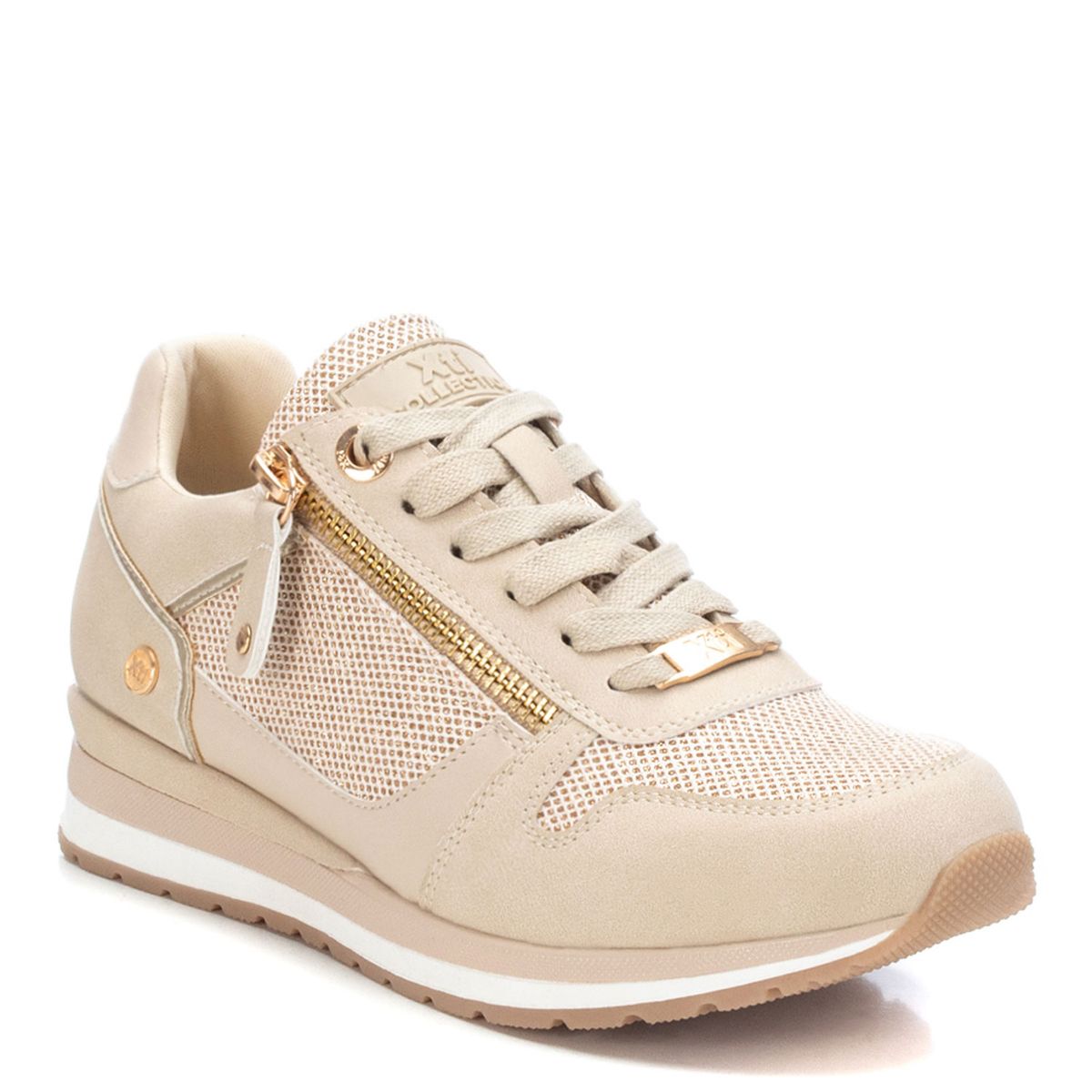XTI - Zapatilla Urbana Mujer Beige Xti