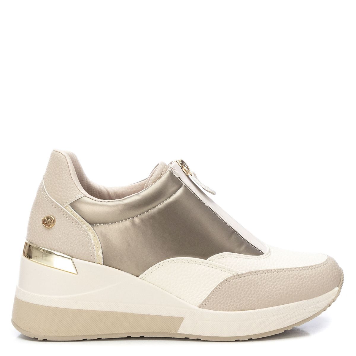 XTI - Zapatilla Urbana Mujer Beige Xti