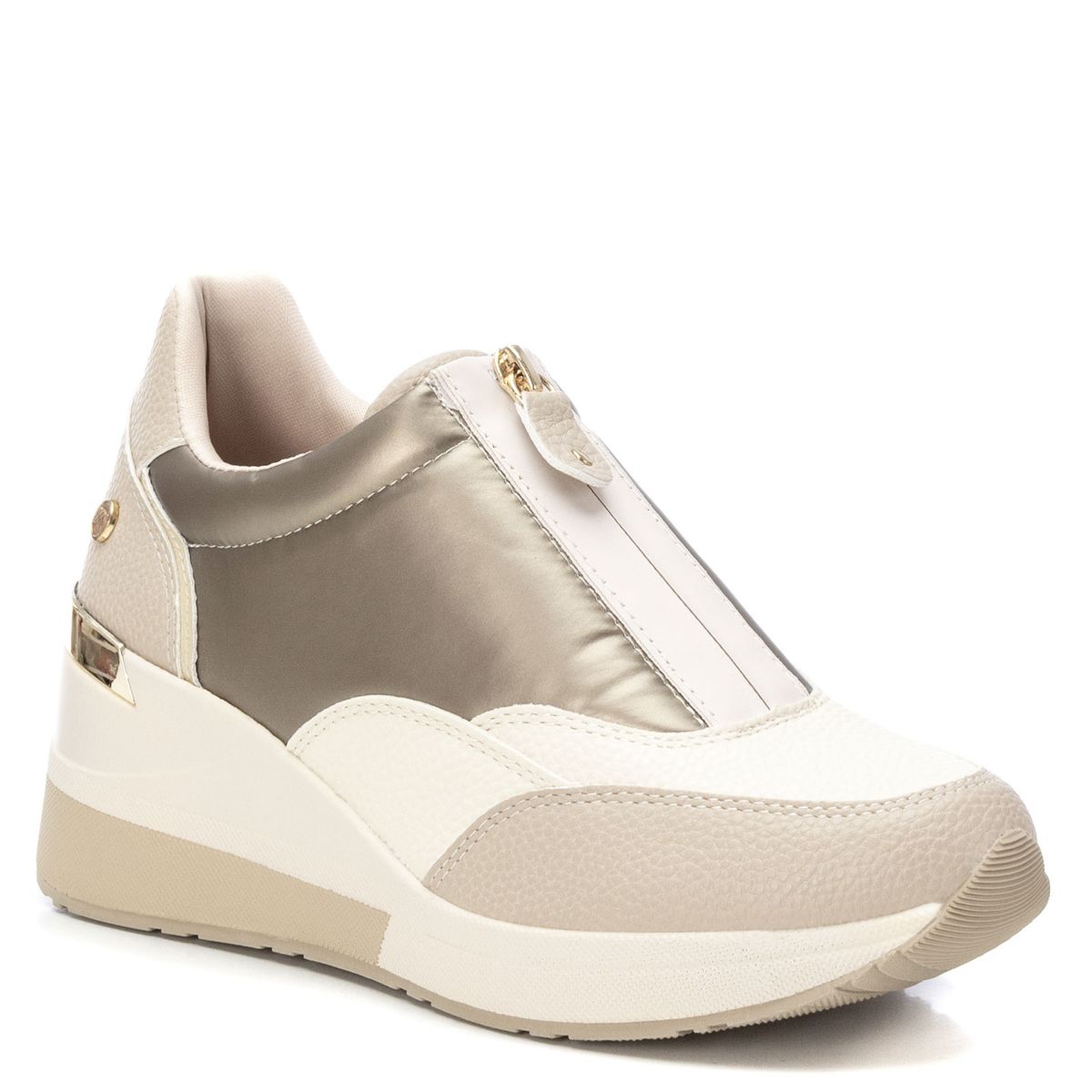 XTI - Zapatilla Urbana Mujer Beige Xti