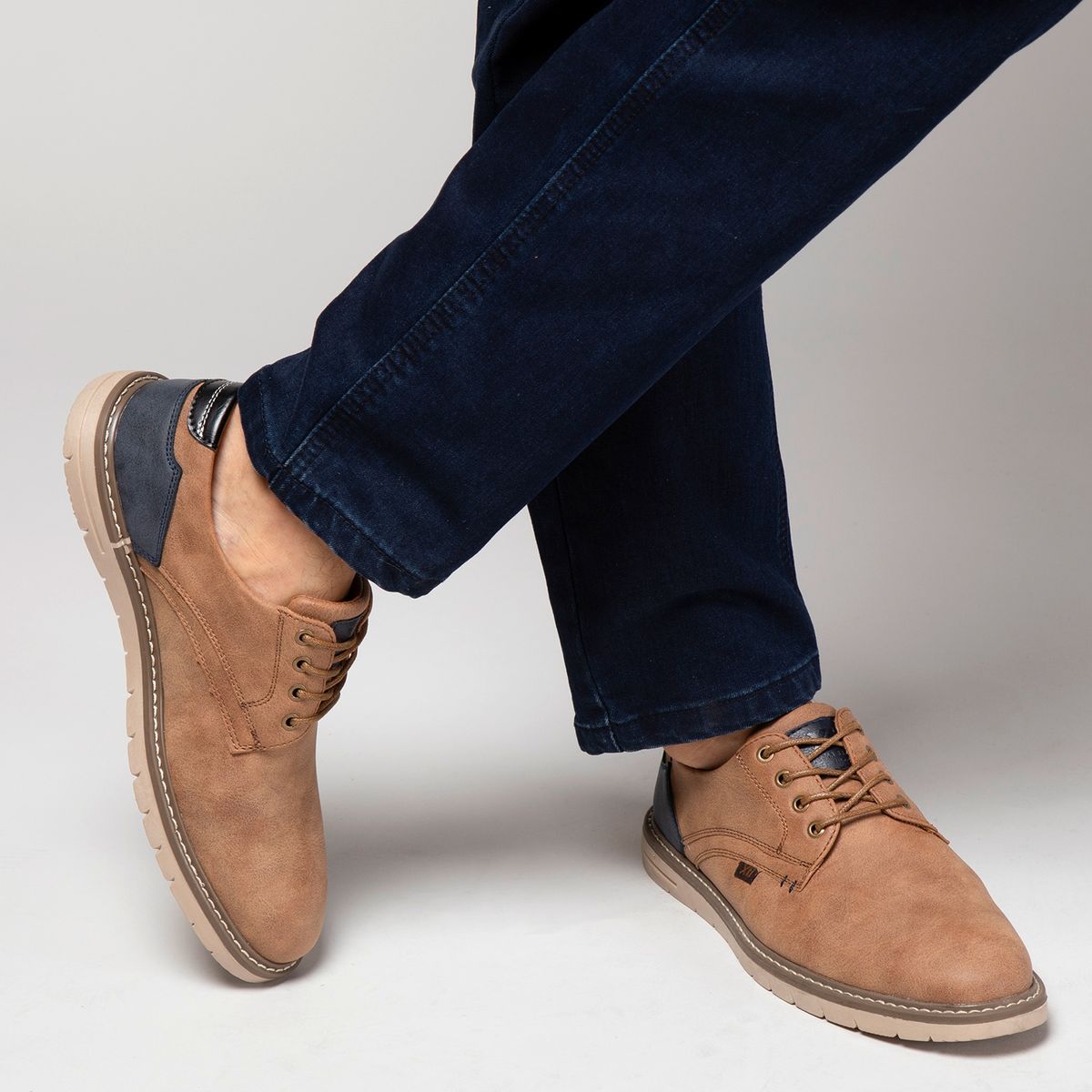 XTI - Zapato Casual Hombre Café Xti