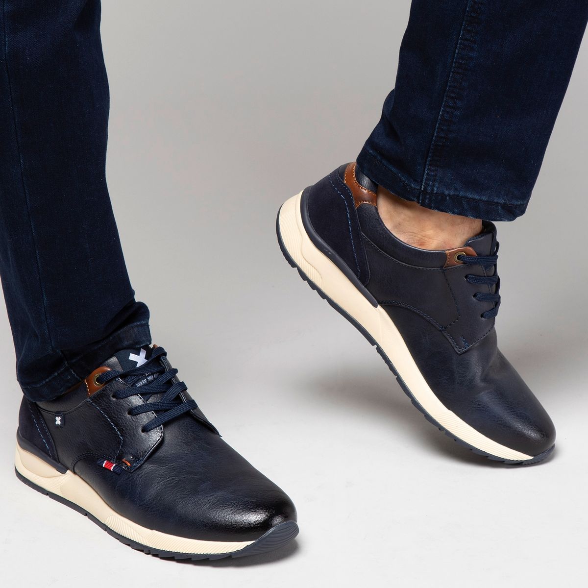 XTI - Zapatilla Urbana Hombre Azul Xti