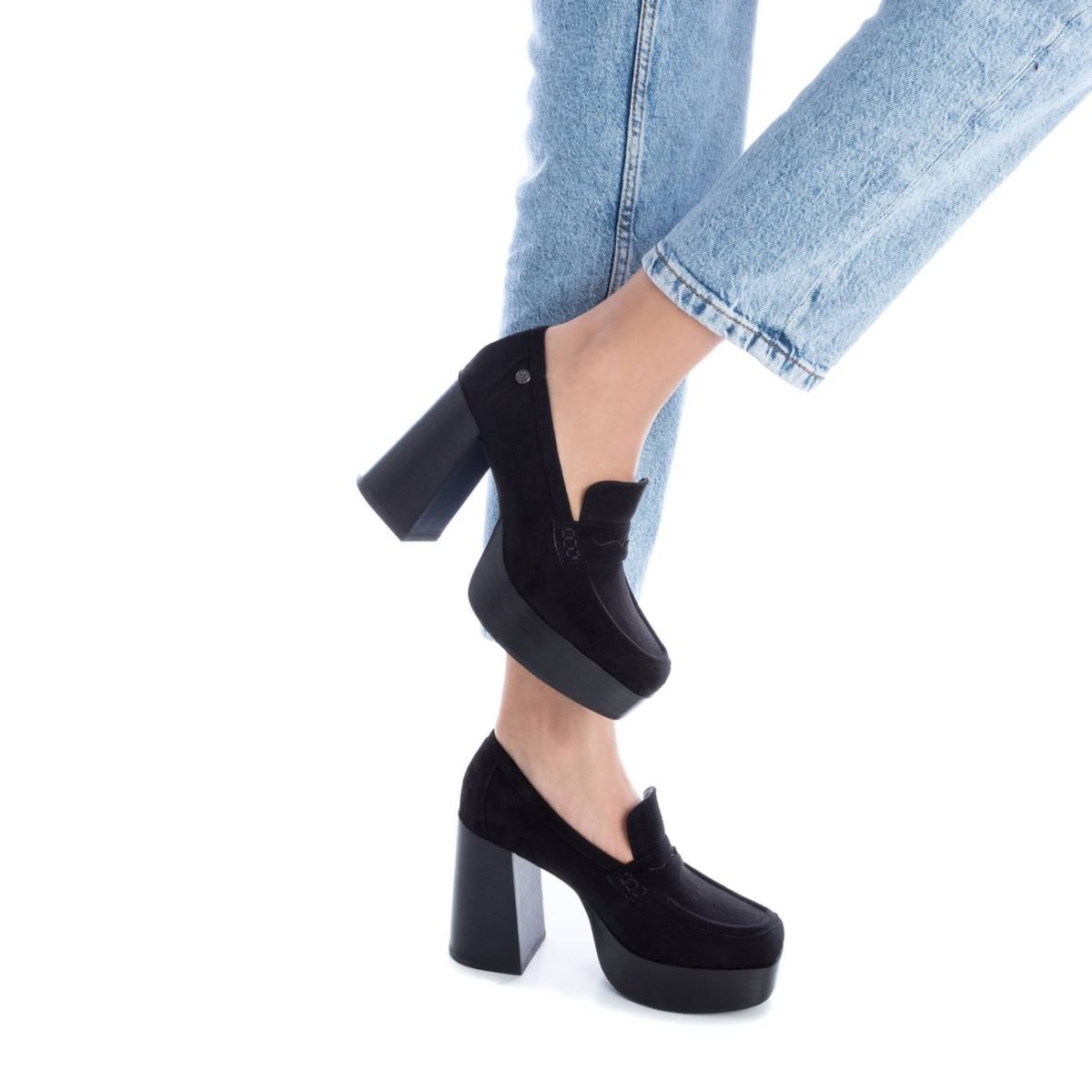 XTI - Mocasín Mujer Negro Xti
