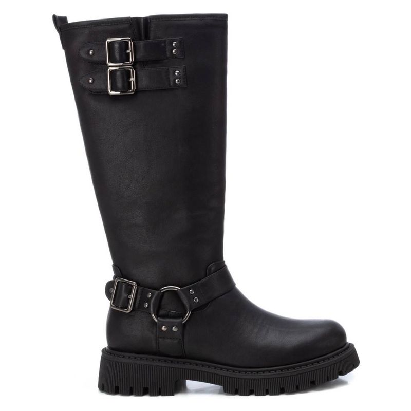 XTI - Bota Biker Mujer Negro Xti