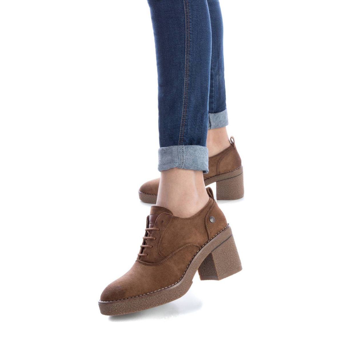 XTI - Mocasín Mujer Café Xti