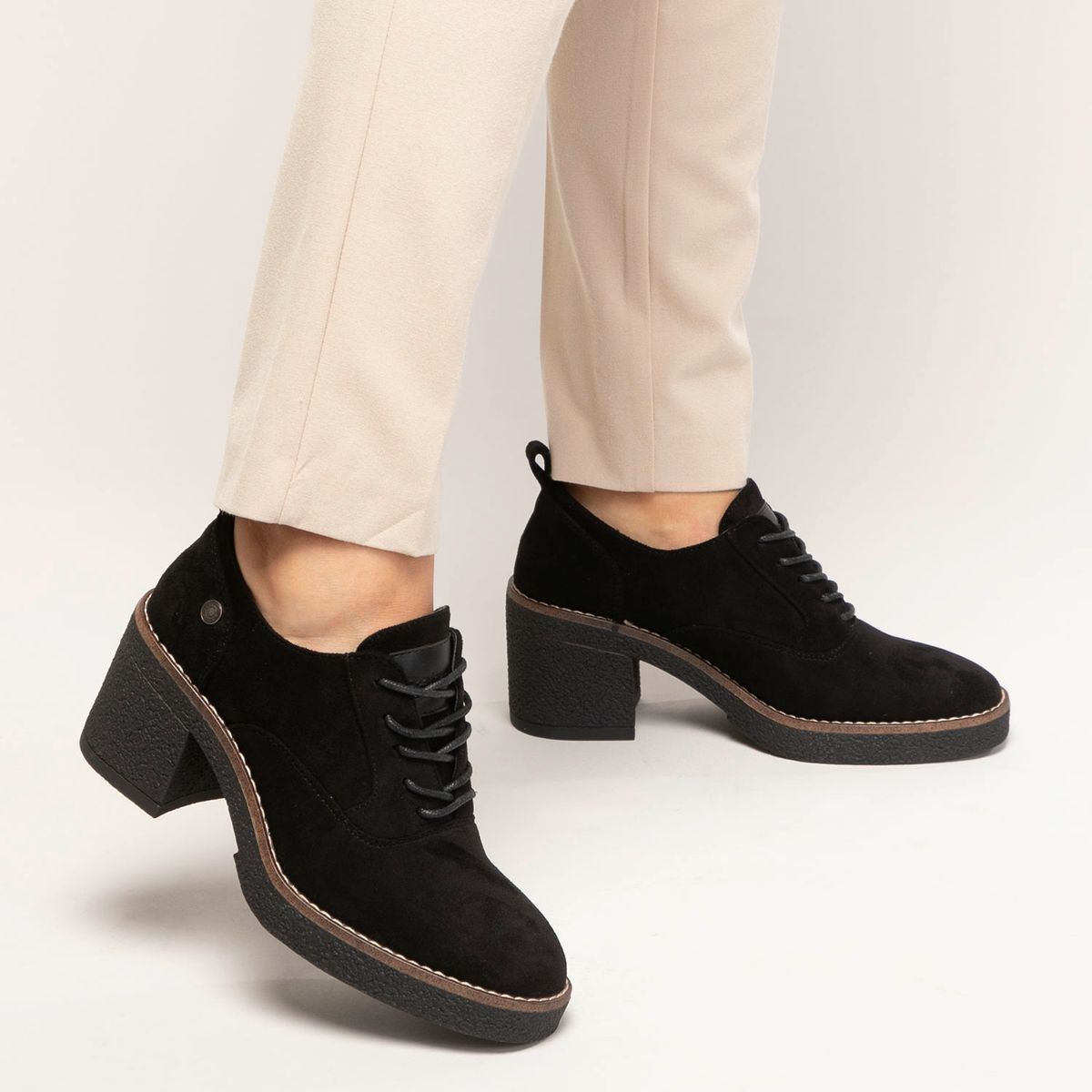 XTI - Mocasín Mujer Negro Xti