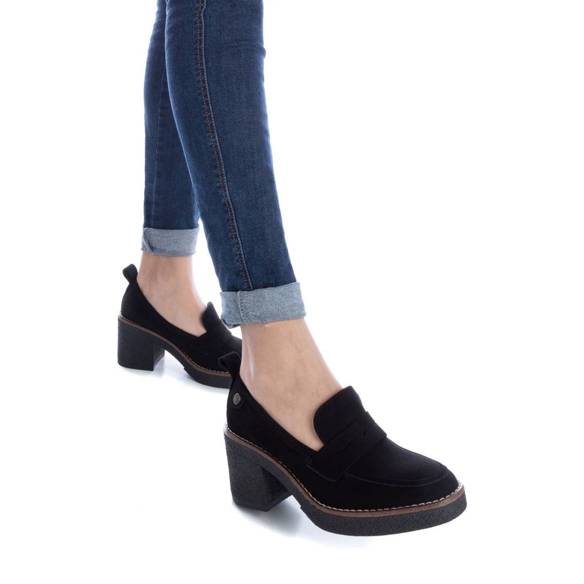 XTI - Mocasín Mujer Negro Xti