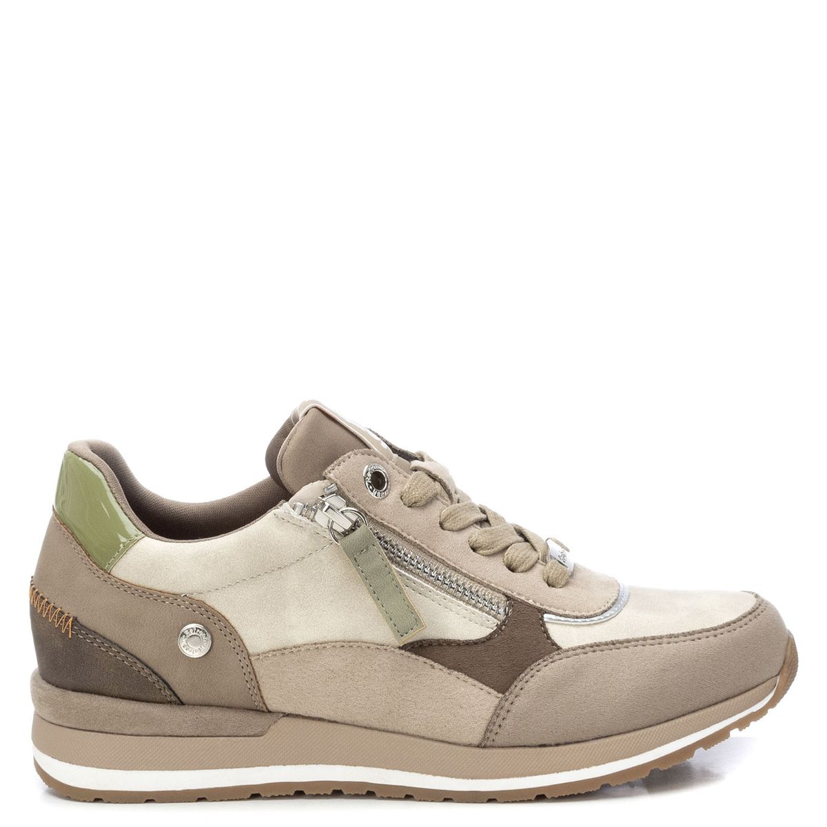 XTI - Zapatilla Urbana Mujer Beige Xti