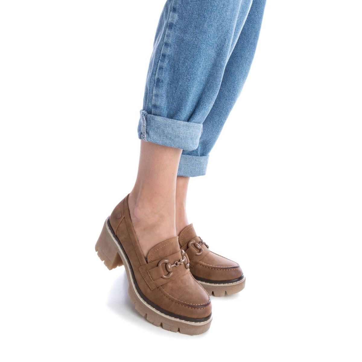 XTI - Mocasín Mujer Café Xti