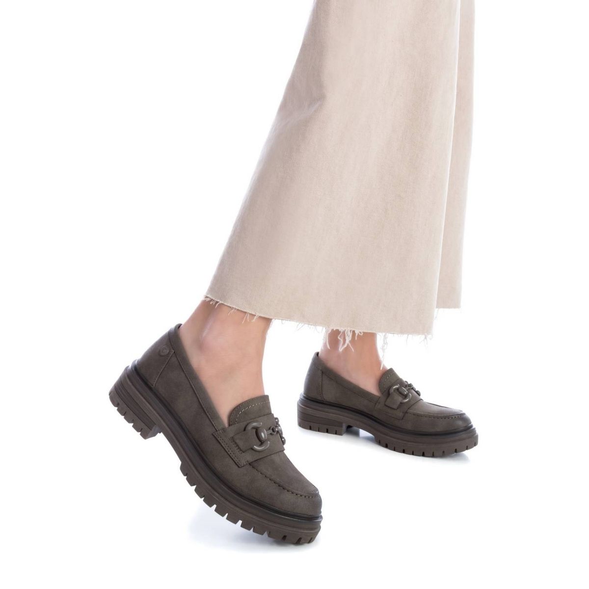 XTI - Mocasín Mujer Café Xti