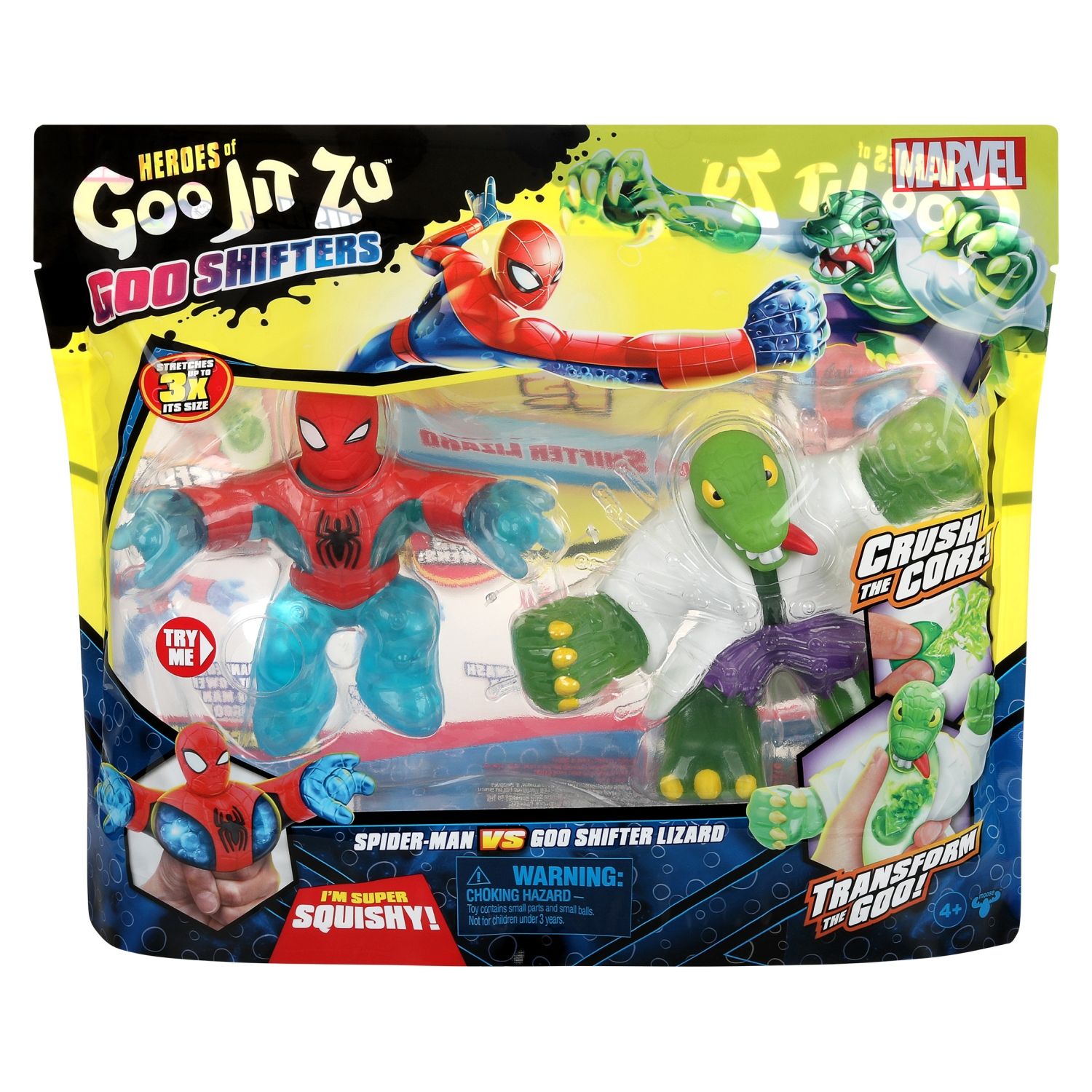 GOO JIT ZU Marvel Shifters Superheroes Verus Pack Sp Goo Jit Zu