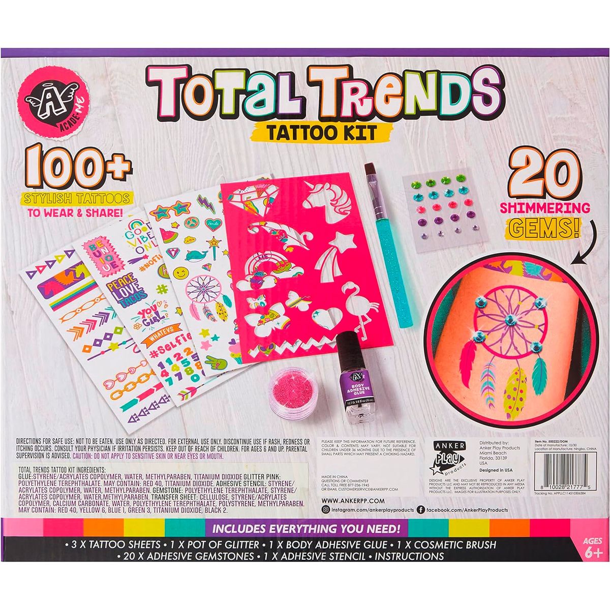 ANKER - Total Trends Tattoo Kit Anker