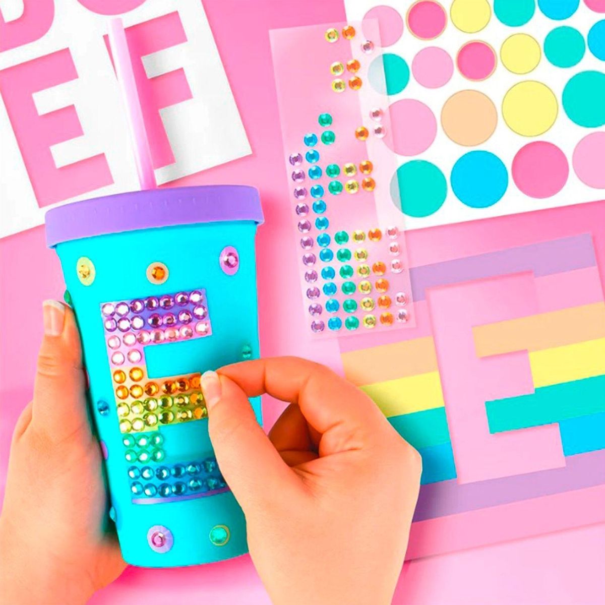 FASHION - Set DIY Fashion Angels: Vaso Personalizable con Inicial