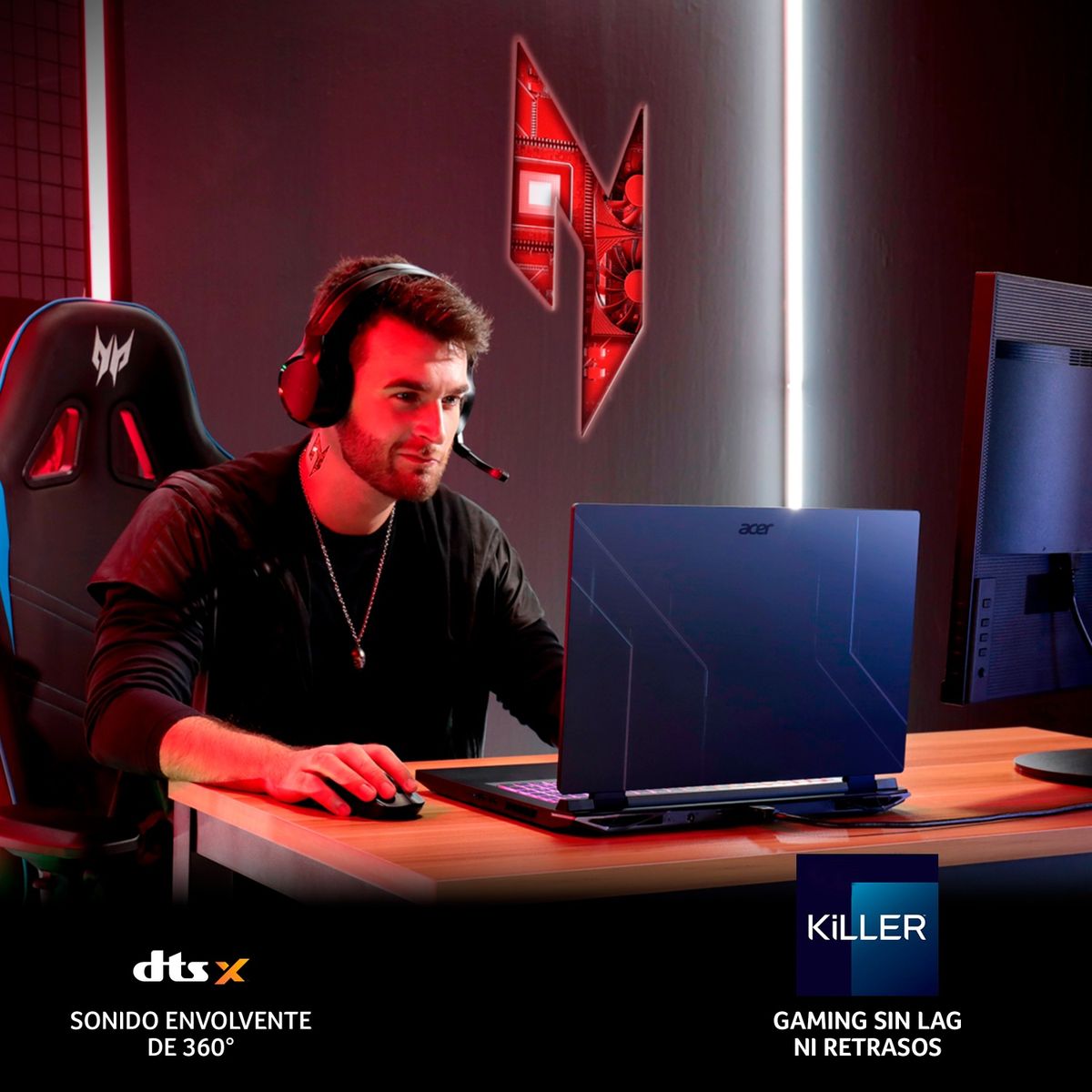 ACER - Notebook Gamer Acer Nitro 5 AN515-46-R8RX-1 AMD Ryzen 7 16GB RAM 512GB SSD RTX 3050