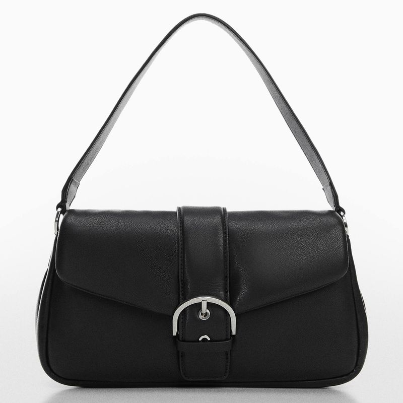 MANGO - Cartera Acolchado Hebilla Mujer Mango